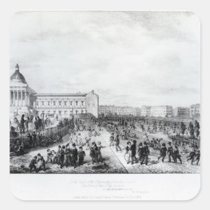 University College School, Londen, 1835 Vierkante Sticker
