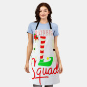 University Elf Squad Kerstcadeau voor de universit Schort (Gedragen)