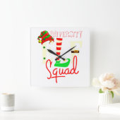 University Elf Squad Kerstcadeau voor de universit Vierkante Klok (Huis)