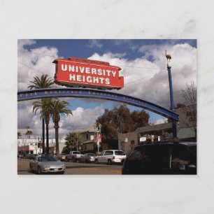 University Heights, San Diego Briefkaart