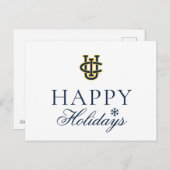 University of California, Irvine Logo Feestdagenkaart (Voorkant / Achterkant)