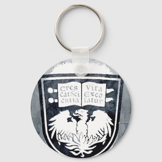University of Chicago Seal Sleutelhanger (Voorkant)
