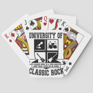 University of Classic Rock Speelkaarten