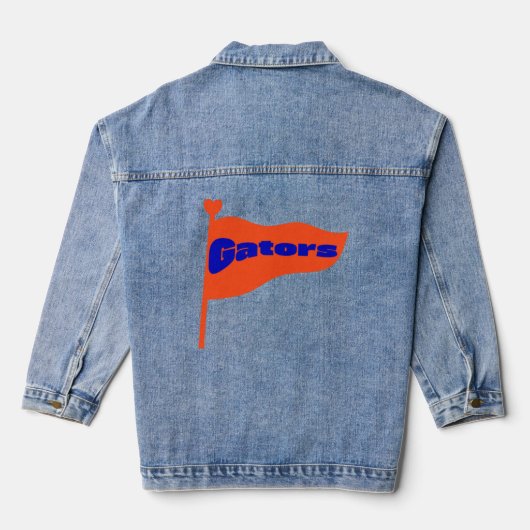 University of Florida Gators Game Day Spijkerjack Denim Jacket (Achterkant)