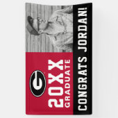 University of Georgia Afstudeerder - Foto Spandoek (Verticaal)