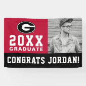 University of Georgia Afstudeerder - Fotobanner Spandoek (Horizontaal)