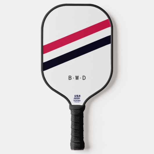 University of Georgia Pickleball Paddle Sjabloon (Voorkant)