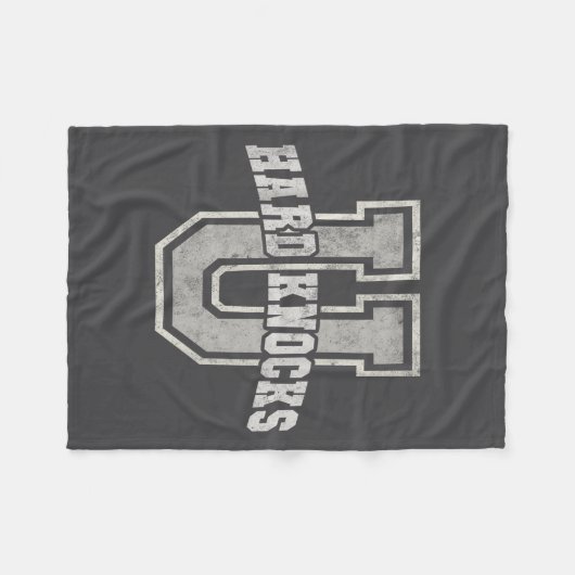 University Of Hard Knocks Life Goals College Schoo Fleece Deken (Voorkant (Horizontaal))
