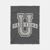 University Of Hard Knocks Life Goals College Schoo Fleece Deken (Voorkant)