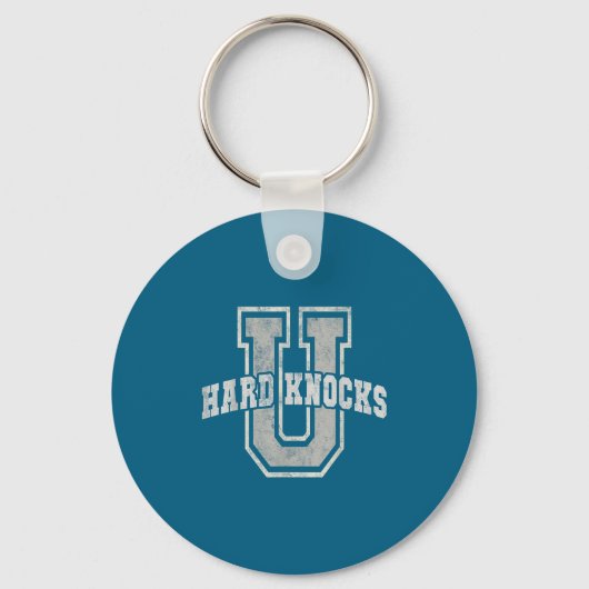 University Of Hard Knocks Life Goals College Schoo Sleutelhanger (Voorkant)