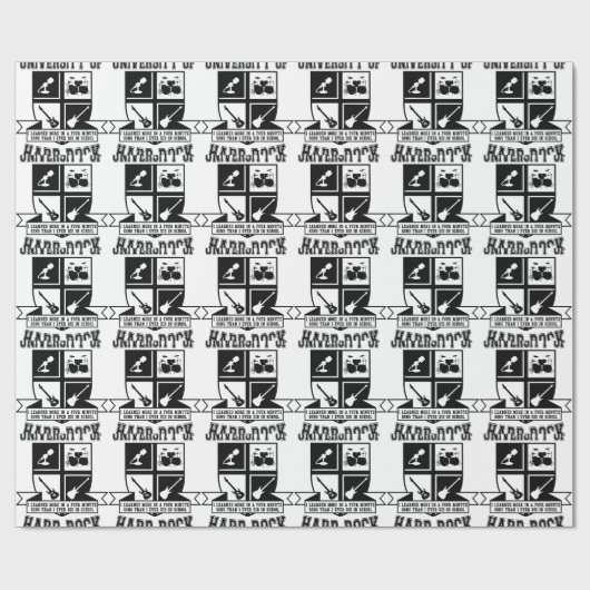 University of Hard Rock Cadeaupapier (Vlak)