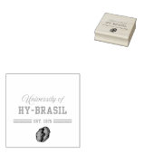 University of Hy-Brasil, Est. 1325 Rubberstempel (Gestempeld)