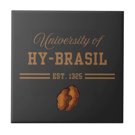 University of Hy-Brasil, Est. 1325 Tegeltje (Voorkant)