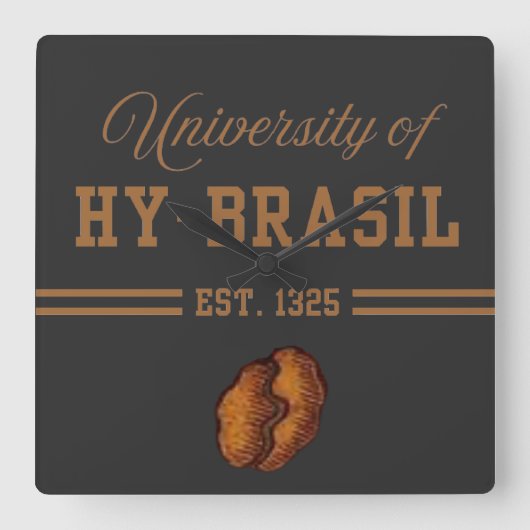 University of Hy-Brasil, Est. 1325 Vierkante Klok (Voorkant)