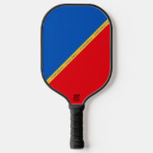 University of Kansas Pickleball Paddle Sjabloon (Voorkant)
