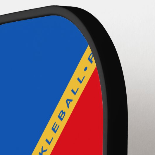 University of Kansas Pickleball Paddle Sjabloon (Links Detail)