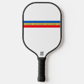University of Kansas Pickleball Paddle Sjabloon (Achterkant)