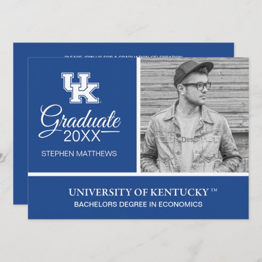 University of Kentucky | Afstuderen Kaart (Voorkant / Achterkant)