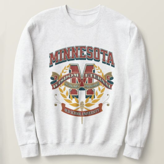 University of Minnesota state vintage  Trui (Design voorkant)