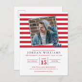 University of Mississippi | Ole Miss Script Aankondigingskaart (Voorkant / Achterkant)