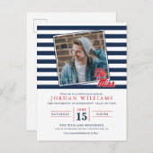 University of Mississippi | Ole Miss Script Aankondigingskaart (Voorkant / Achterkant)