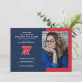 University of Mississippi | Script M Aankondiging (Staand voorkant)