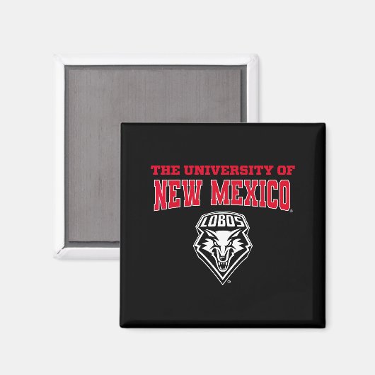 University Of New Mexico Unm Lobos Ncaa Unm&#   Magneet (Voorkant / Achterkant)