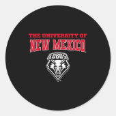 University Of New Mexico Unm Lobos Ncaa Unm&#;   Ronde Sticker (Voorkant)