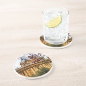 University of Oxford Zandsteen Onderzetter (Zijkant)