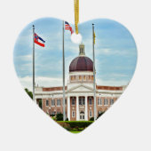 University of Southern Mississippi Keramisch Ornament (Voorkant)