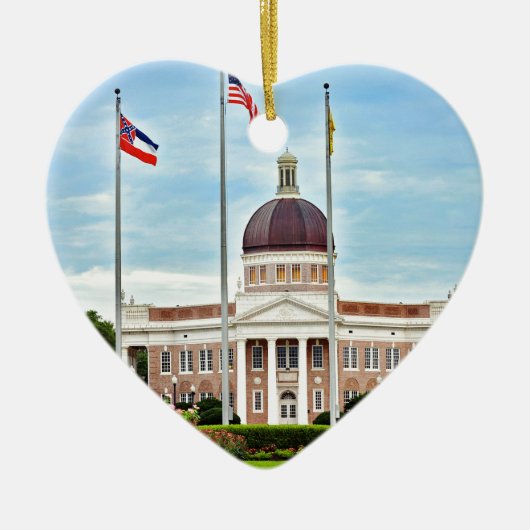 University of Southern Mississippi Keramisch Ornament (Voorkant)