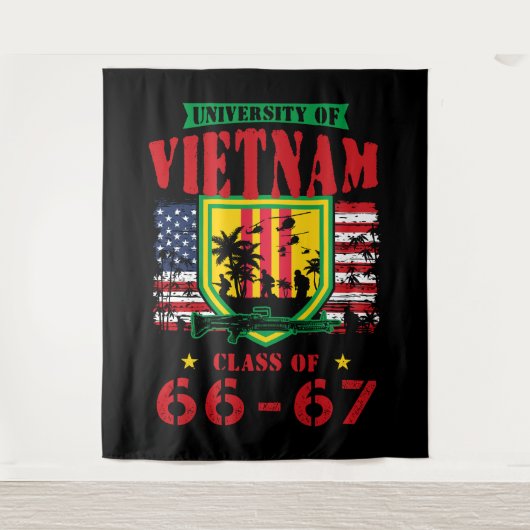 University of Vietnam / 1966 - 1967 Wandkleed (Voorkant)