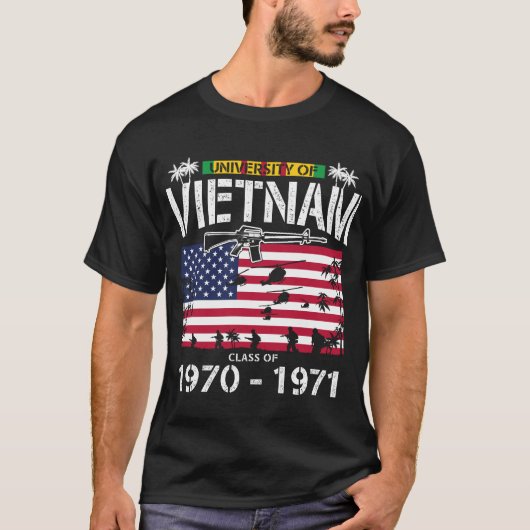 University of Vietnam (1970 - 1971) T-shirt (Voorkant)