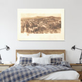 University of Virginia (1907) Canvas Afdruk (Insitu (Slaapkamer))