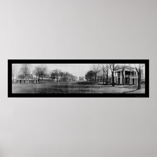 University of Virginia Photo 1909 Poster (Voorkant)