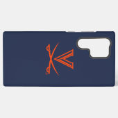 University of Virginia Sabel Samsung Galaxy Hoesje (Achterkant horizontaal)