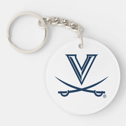 University of Virginia Sabel Sleutelhanger (Voorkant)