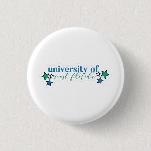 University of West Florida Gameday Knop Ronde Button 3,2 Cm (Voorkant)