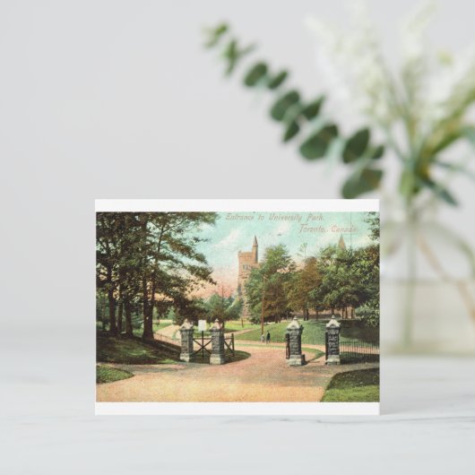 University Park, Toronto Canada 1907  Briefkaart (Staand voorkant)