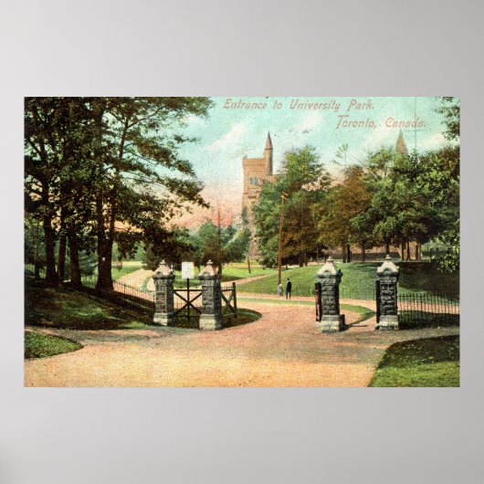 University Park, Toronto Canada 1907  Poster (Voorkant)