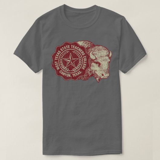 University West Texas State Teachers College 1923 T-shirt (Design voorkant)