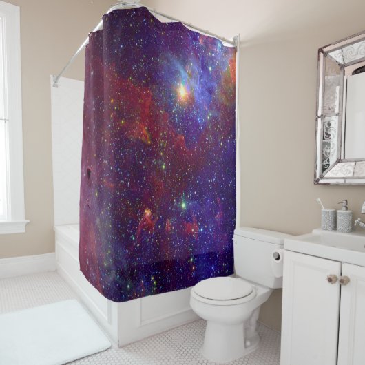 universum douchegordijn (In situ)