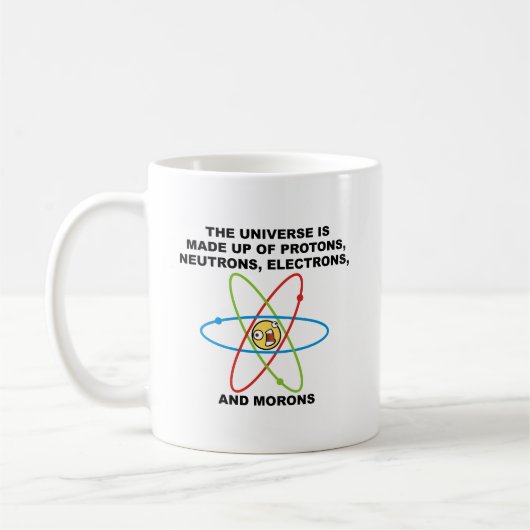 Universum Dwaas Komische Mok (Links)