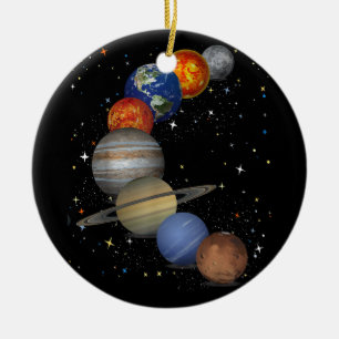 Universum galaxy Planets Sun Astronomie Buitenruim Keramisch Ornament