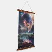 universum hangend wandkleed (Gebogen)