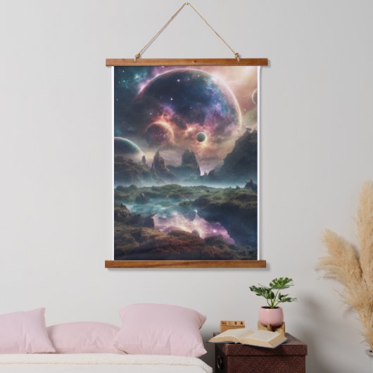 universum hangend wandkleed (Slaapkamer)