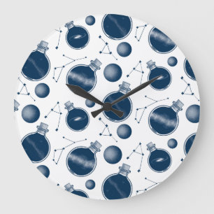 Universum in een fles grote klok