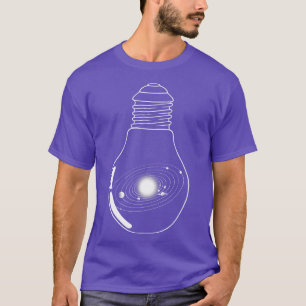 Universum in een gloeilamp van Tobe Fonseca T-shirt