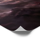 Universum in een ruimteglas | AI Art Poster (Hoek)