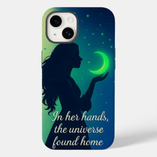 Universum in haar - Inspirerend hemelse Case-Mate iPhone 14 Hoesje